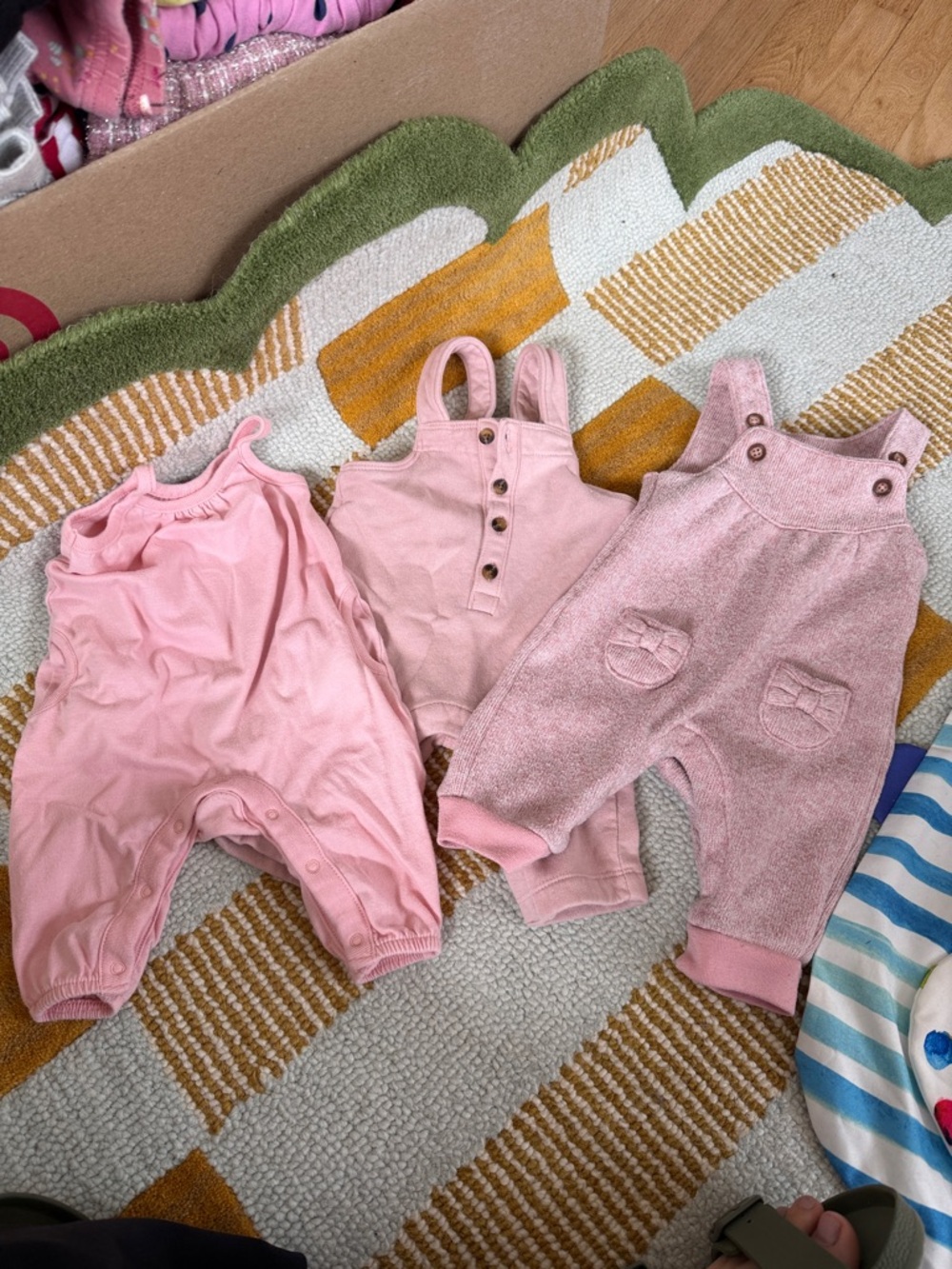 Old Navy Pink Baby One-Piece Rompers and Overalls Sets 0-3m